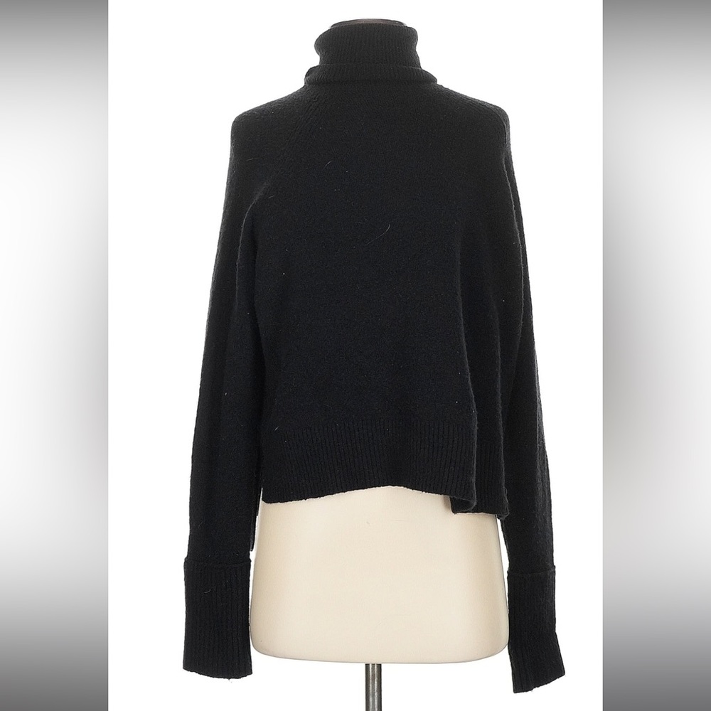 J. Crew Black Off-the-Shoulder Sweater